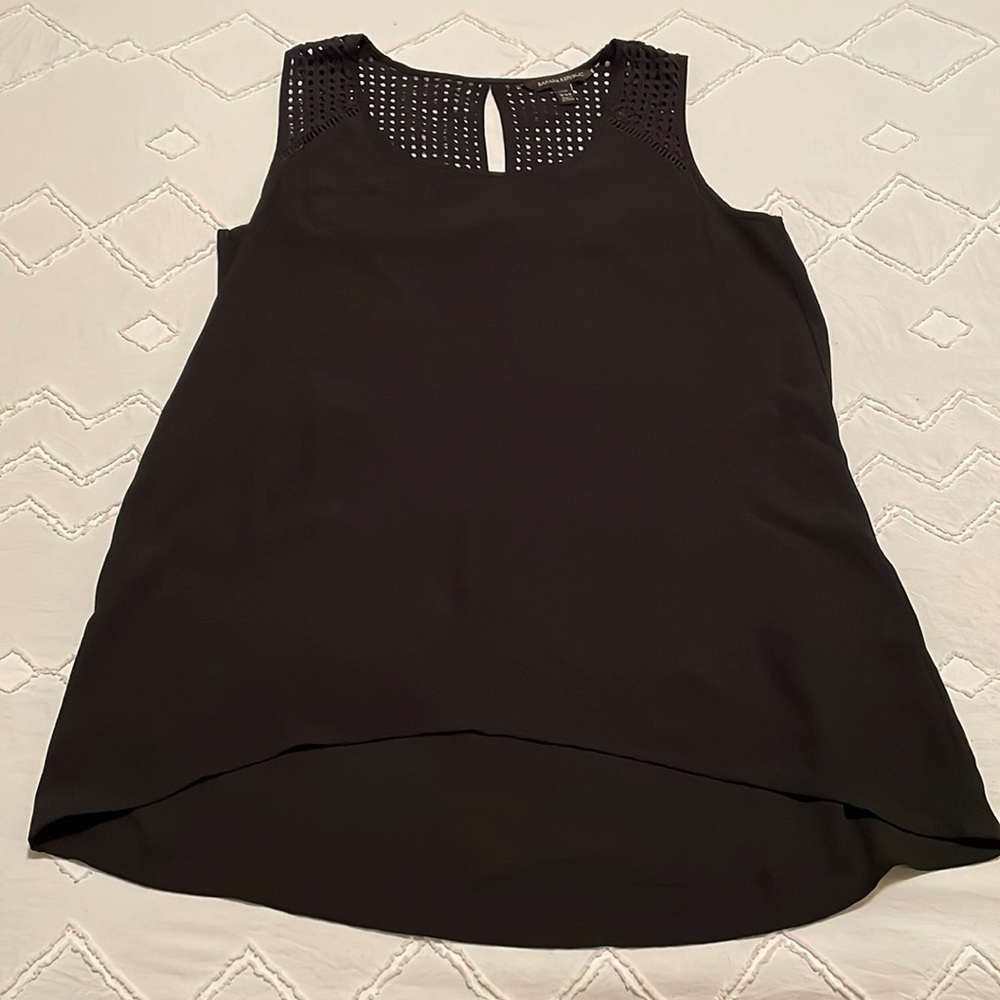 Black banana republic dress tank top. Petite xxs